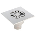 Трап с вертикальным выпуском TIM 150x150 из нержавеющей стали