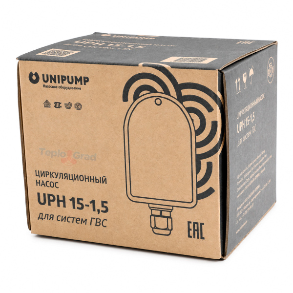 Циркуляционный насос Unipump UPH 15-1,5 для ГВС