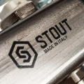 Коллектор из нержавеющей стали Stout для радиаторной разводки на 2 выхода