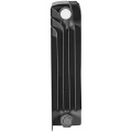 Биметаллический радиатор Stout Titan Ventil 350 12 секций, нижнее подключение, графит