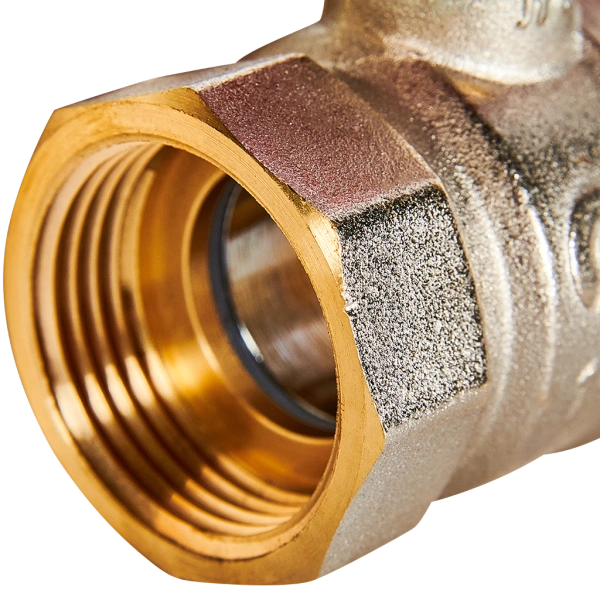 Кран шаровой Rommer ВВ 1, ручка бабочка