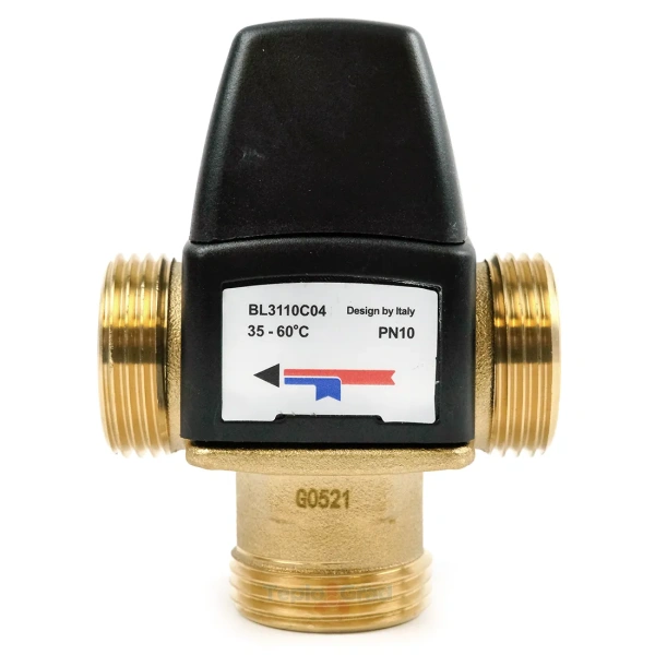 Термостатический смесительный клапан Zeissler 1 35-60°С KVs 1.6 BL3110C04
