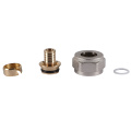 Фитинг компрессионный Rommer для труб PEX 16x2,0x3/4