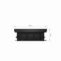 Конвектор внутрипольный Royal Thermo ATRIUM-75/200/1500-DG-U-NA с естественной конвекцией
