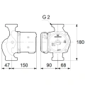 Циркуляционный насос Grundfos UPS 32-100 180 95906500