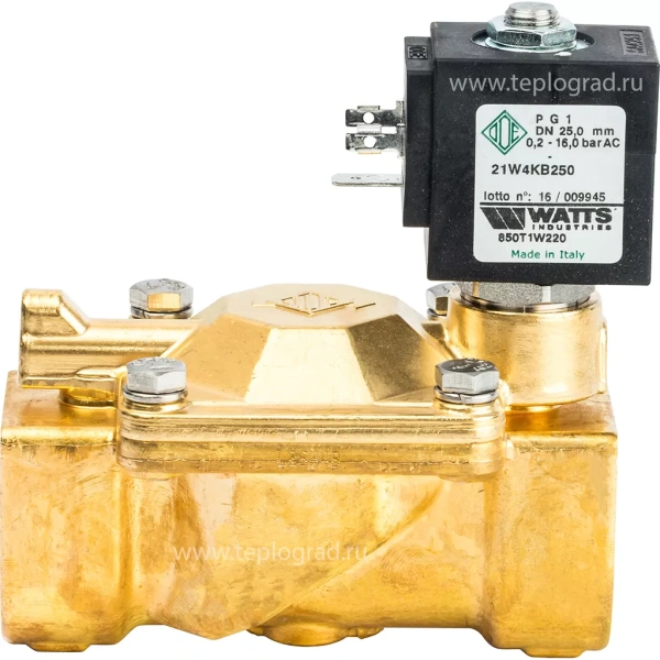 Соленоидный клапан Watts 850T 1 230V НЗ