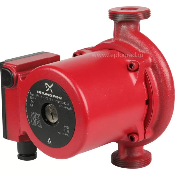 Циркуляционный насос Grundfos UPS 25-120 180 52588336