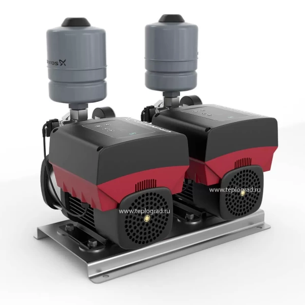 Сдвоенная насосная станция Grundfos CMBE TWIN 3-93 с клеммной колодкой