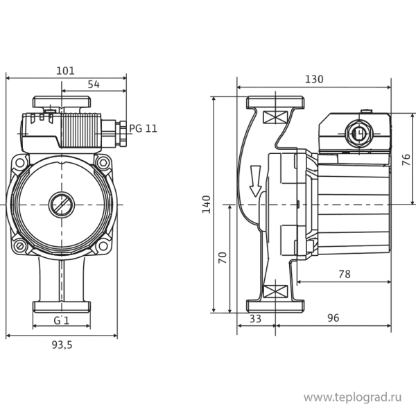 Циркуляционный насос Wilo STAR-Z 20/1
