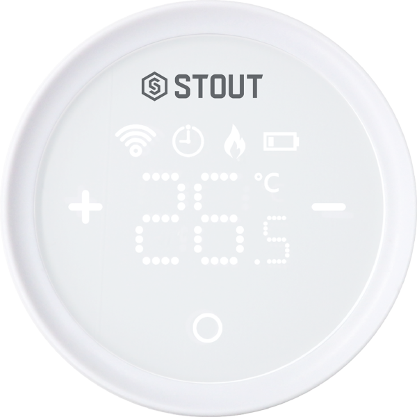 Умная термостатическая головка Stout STE-2070 Zigbee