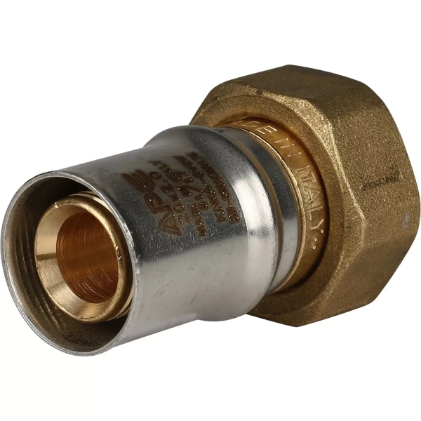 Пресс переходник с накидной гайкой Stout 3/4 x 20