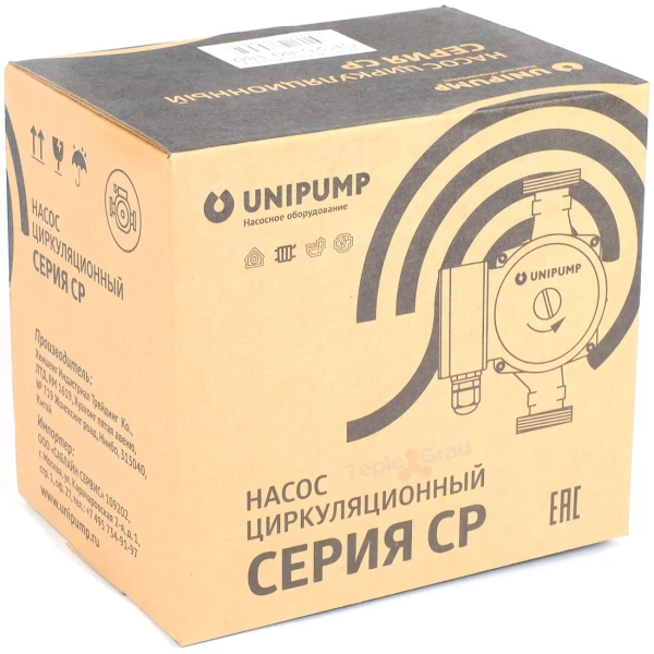 Циркуляционный насос Unipump CP 25-80 180
