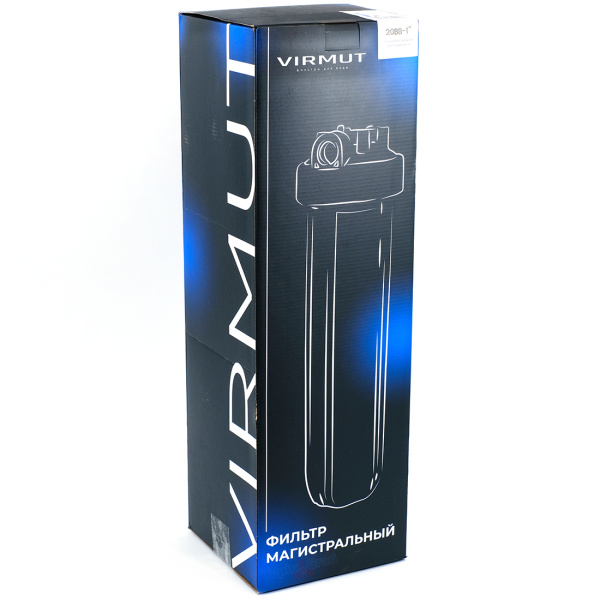 Магистральный фильтр Virmut МФБ-20ББ с возможностью установки манометра 