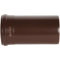 Удлинитель дымохода коаксиальный Stout 80/125 250 мм коричневый для конденсационных котлов