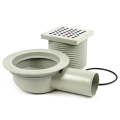 Душевой трап Valfex 100x100 DN50 регулируемый, горизонтальный выпуск