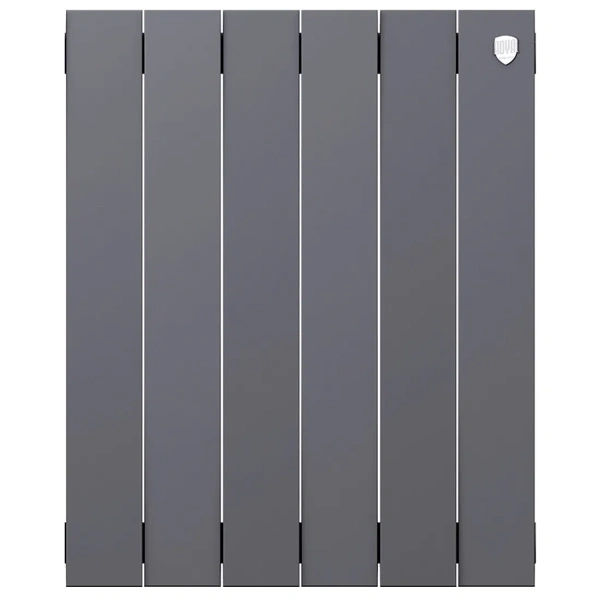 Биметаллический радиатор Royal Thermo PianoForte 500 Silver Satin 6 секций