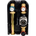 Насосная группа Stout с прямым контуром 1 1/4 с насосом Grundfos UPSO 32-65 в теплоизоляции