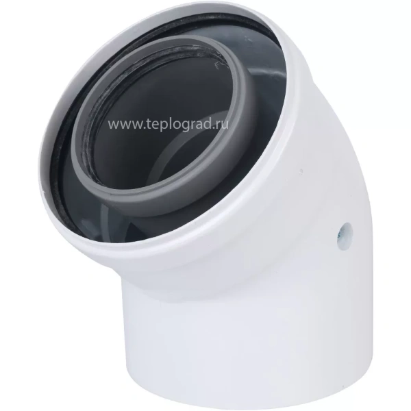 Коаксиальный отвод Baxi PPR 80/125 45° для конденсационных котлов