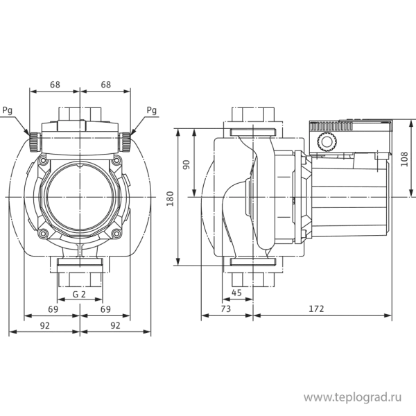 Циркуляционный насос Wilo TOP-S 30/10 DM PN6/10 3x400