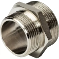 Ниппель переходной 1 1/2x1 1/4 НН никелированный Stout