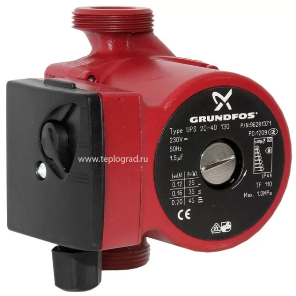 Циркуляционный насос Grundfos UPS 20-40 130
