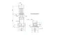 Многоступенчатый вертикальный насос Grundfos CR5-6 A-FGJ-A-V-HQQV 1x220/240 50HZ - 96556605