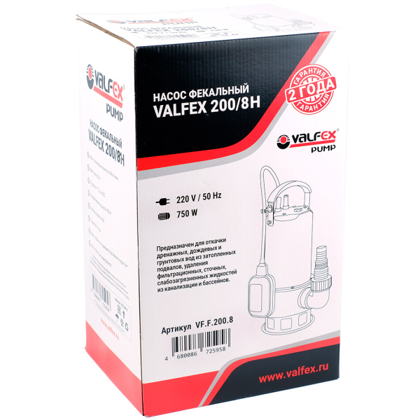 Фекальный насос Valfex 200/8Н