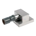 Трап из нержавеющей стали под плитку TIM 150x150мм (сухой +гидрозатвор)