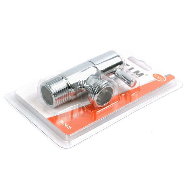 Кран шаровой угловой TIM BL5825 для бытовой техники 1/2x1/2