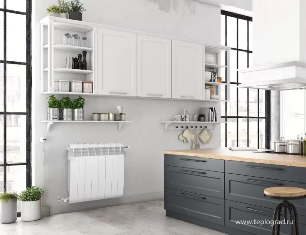 Биметаллический радиатор Royal Thermo BiLiner 350 Bianco Traffico 8 секций