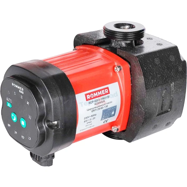 Циркуляционный насос Rommer ERTI 25/60-130 с теплоизоляцией