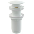 Донный клапан AlcaPlast A395B 11/4 click/clack без перелива белый