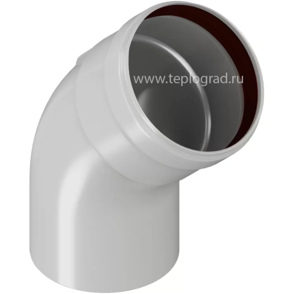 Отвод конденсационный Rommer Dn 80 45°