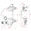 Смесительный узел Rommer RDG-0120-009000 для системы отопления