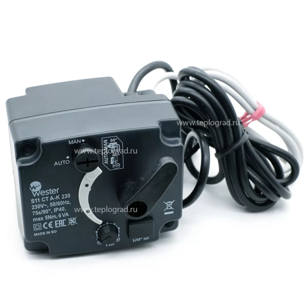 Контроллер Wester S11 CT-K 230VAC (230В, 75s/90° 5 Нм)