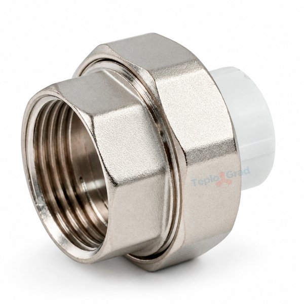 Муфта разъемная с внутренней резьбой Valfex 20х1 PP-R американка