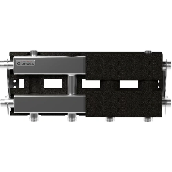 Распределительный коллектор Gidruss MKSS-60-3D.EPP (60 кВт G 1, 2+1 конт. G 1, теплоизоляция)