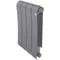 Биметаллический радиатор Royal Thermo Infinity 500 Silver Satin 4 секции