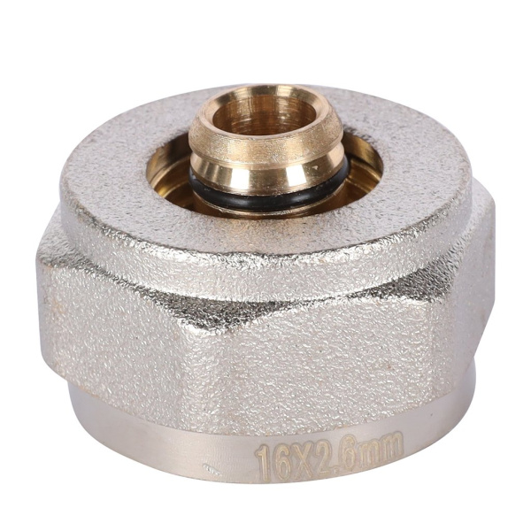 Фитинг компрессионный Rommer для труб PEX-AL-PEXc 16x2,6x3/4