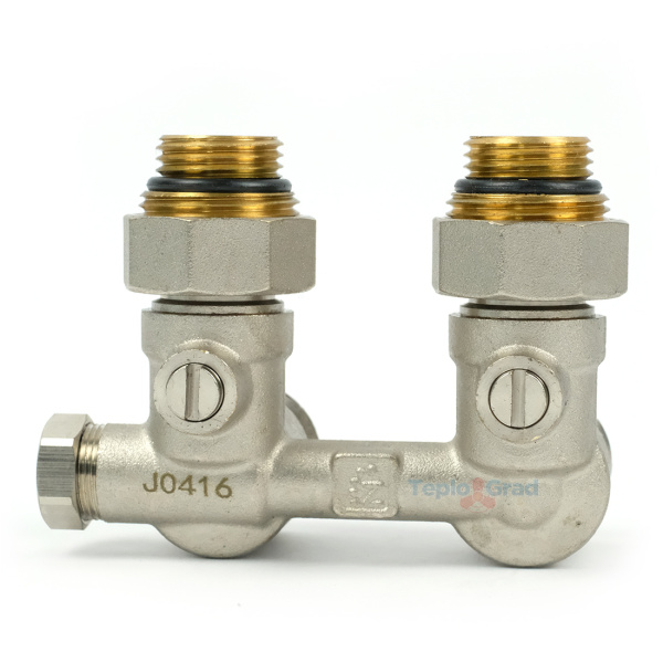 Узел нижнего подключения угловой Zeissler 3/4x1/2 (для однотрубных систем)