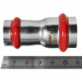 Муфта переходная 22х18 Rommer из нержавеющей стали прессовой