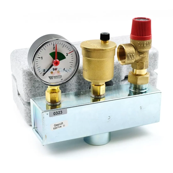 Группа безопасности Watts KSG 30/ISO2 в теплоизоляции 3 бар (до 50 кВт)