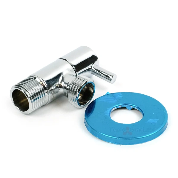 Кран шаровой угловой TIM BL5825 для бытовой техники 1/2x1/2