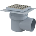 Душевой трап AlcaPlast APV12 150x150 DN110 регулируемый, горизонтальный выпуск