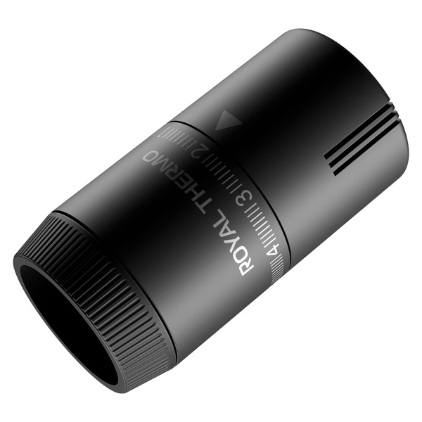 Термостатическая головка Royal Thermo Design М30x1,5 черная