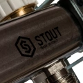 Коллектор из нержавеющей стали в сборе без расходомеров Stout на 6 выходов
