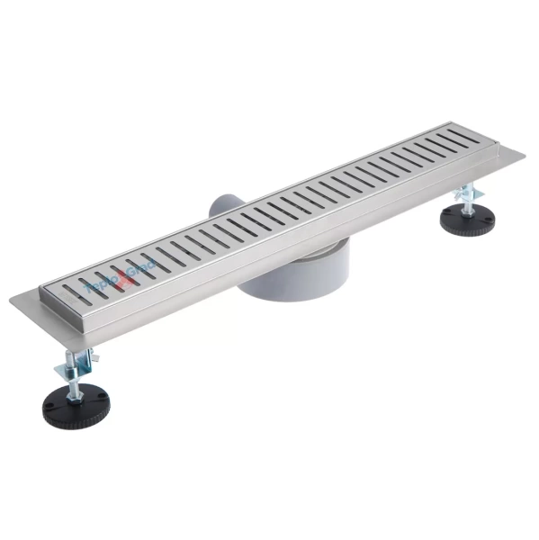 Душевой лоток Zeissler с фланцем свободного вращения (сухой + гидрозатвор) 500мм