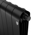 Биметаллический радиатор Royal Thermo Infinity 500 Noir Sable VR80 10 секций с нижним подключением