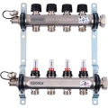 Коллектор Uponor Smart S на 3 выхода с расходомерами