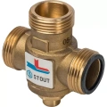 Термостатический смесительный клапан Stout G 1M-G 1 1/2 F-G 1M 70°С